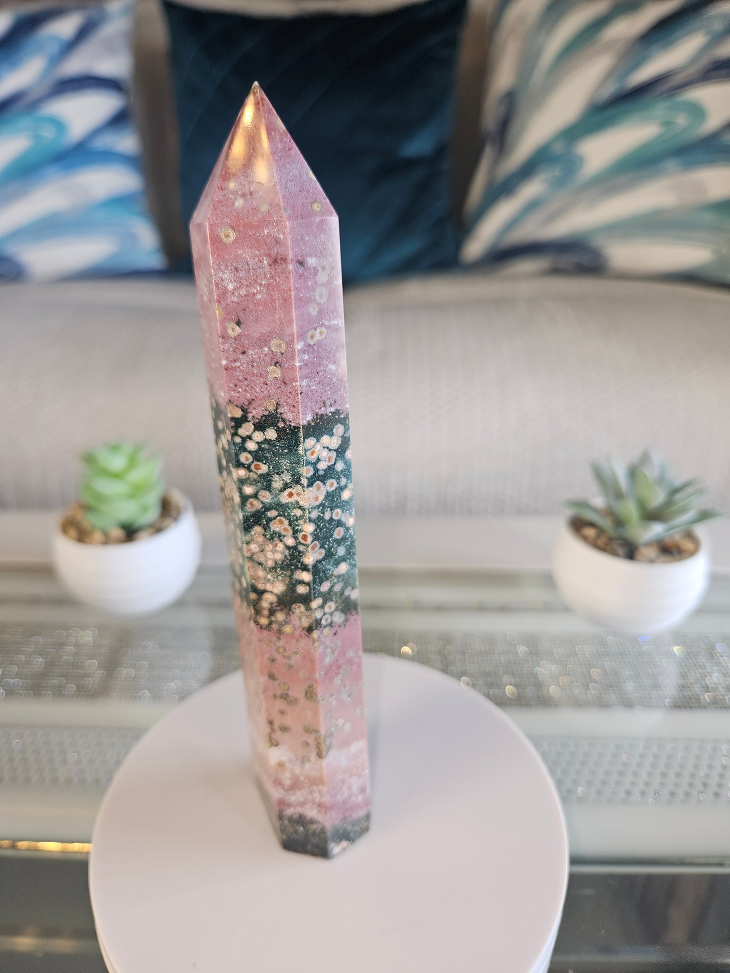 Pink Ocean Jasper Tower 16