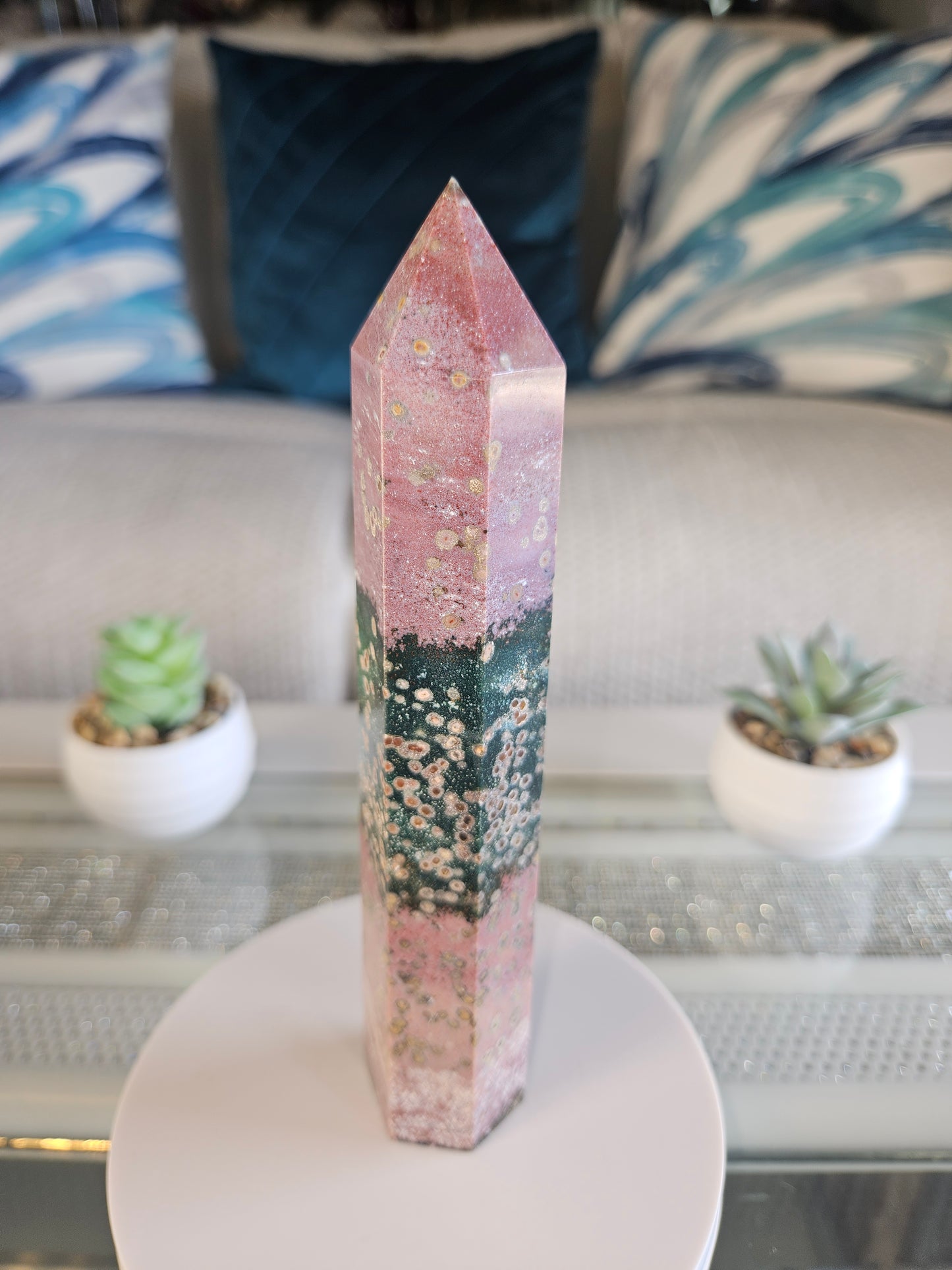 Pink Ocean Jasper Tower 16