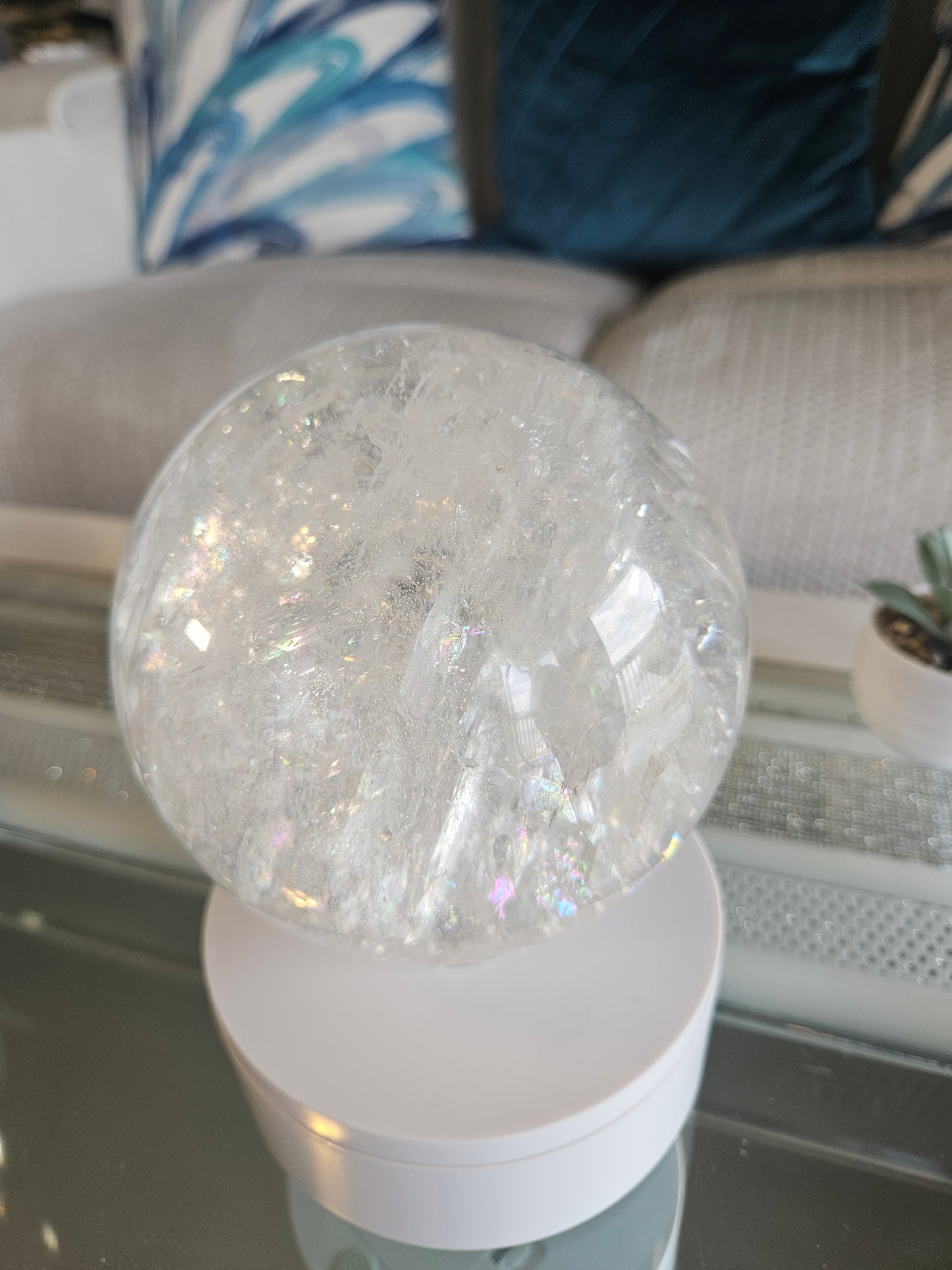 Rainbow Quartz Sphere 4