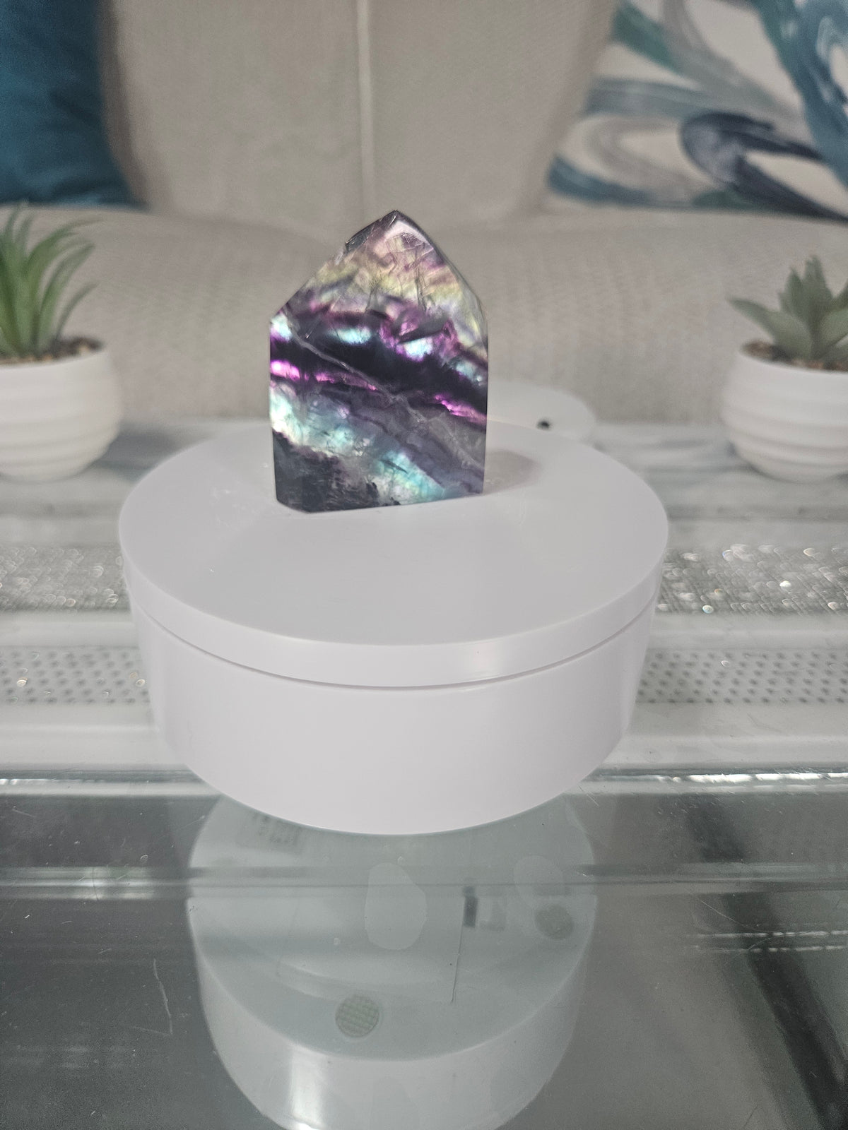 Rainbow Fluorite Tower