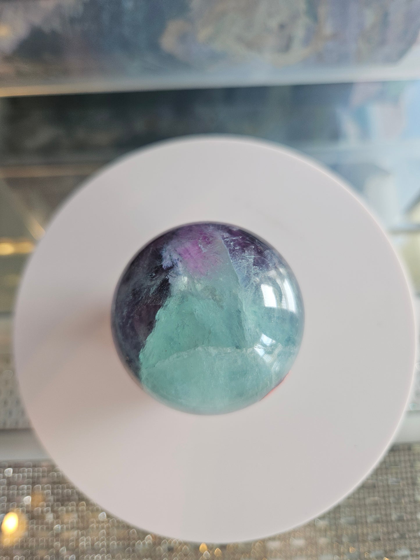 Fluorite sphere 3