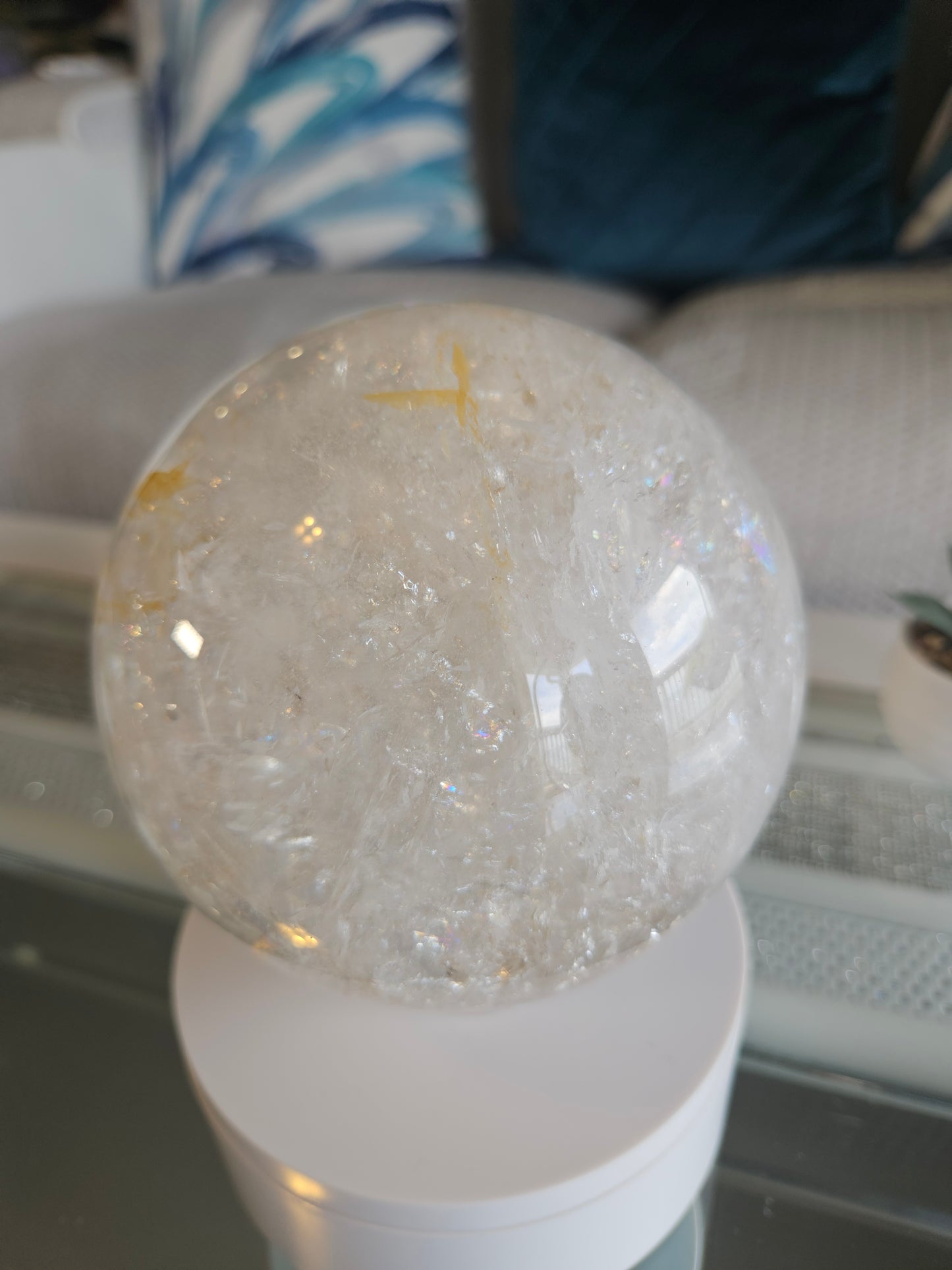 Rainbow Quartz Sphere 6