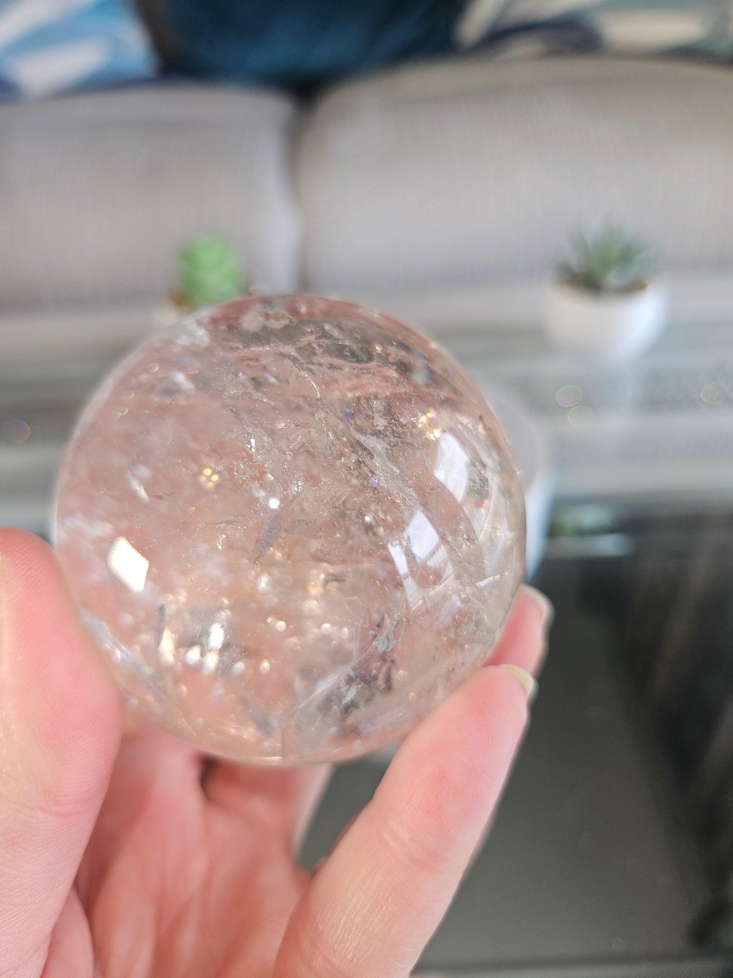 Rainbow Quartz Sphere 3