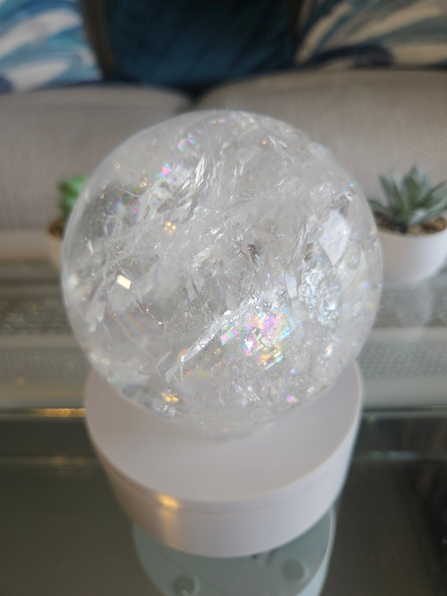 Rainbow Quartz Sphere 5