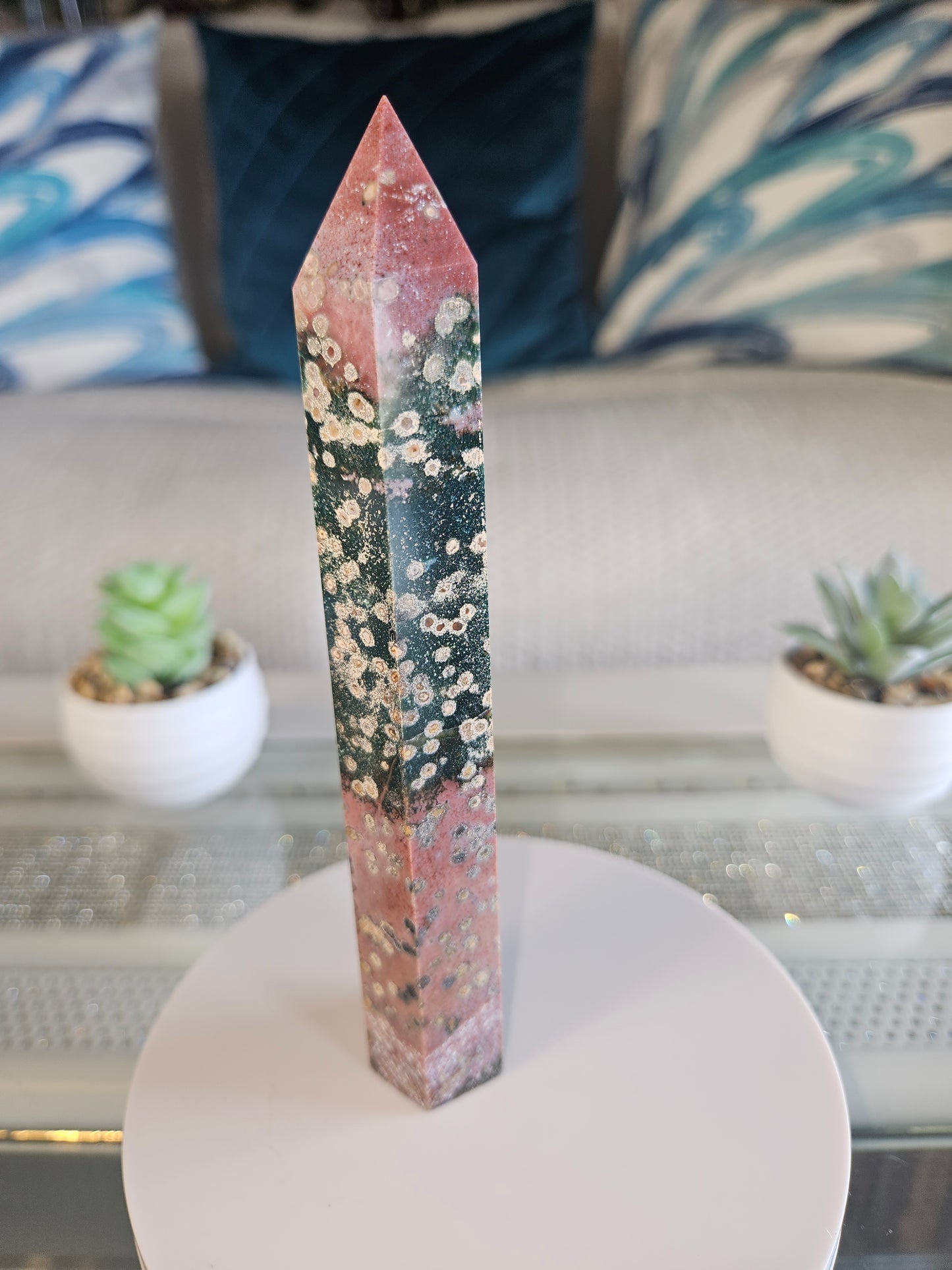 Pink Ocean Jasper Tower 15