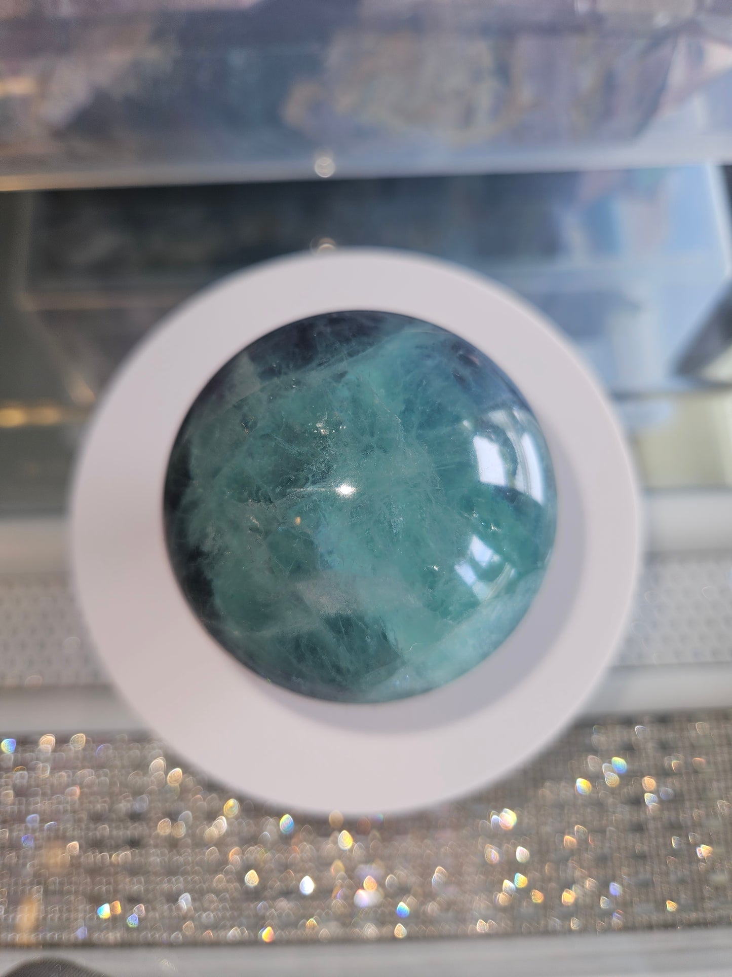 Fluorite sphere 2