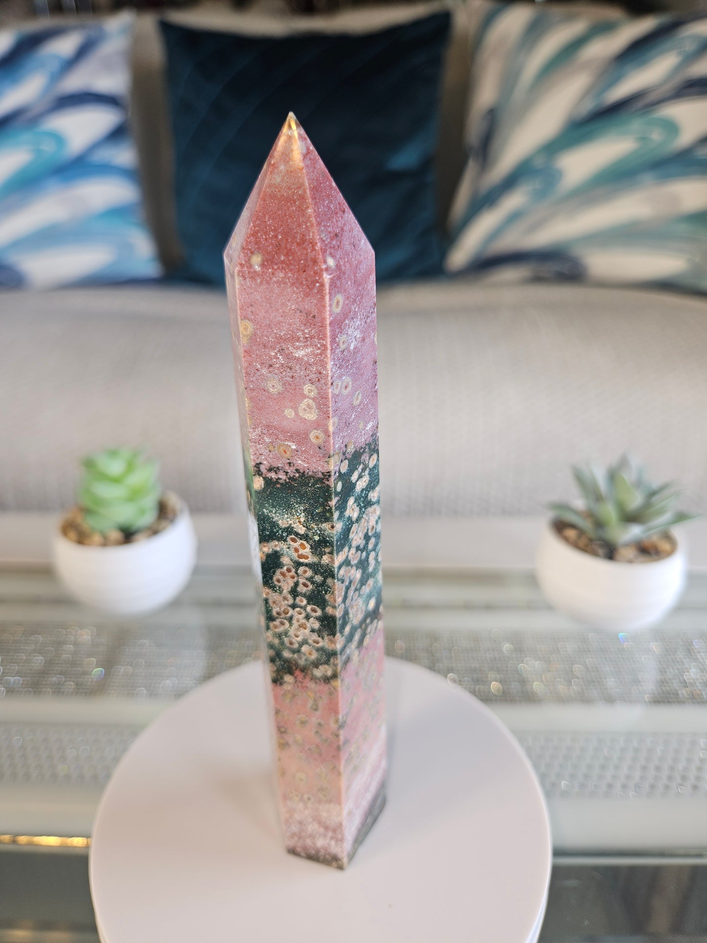 Pink Ocean Jasper Tower 16