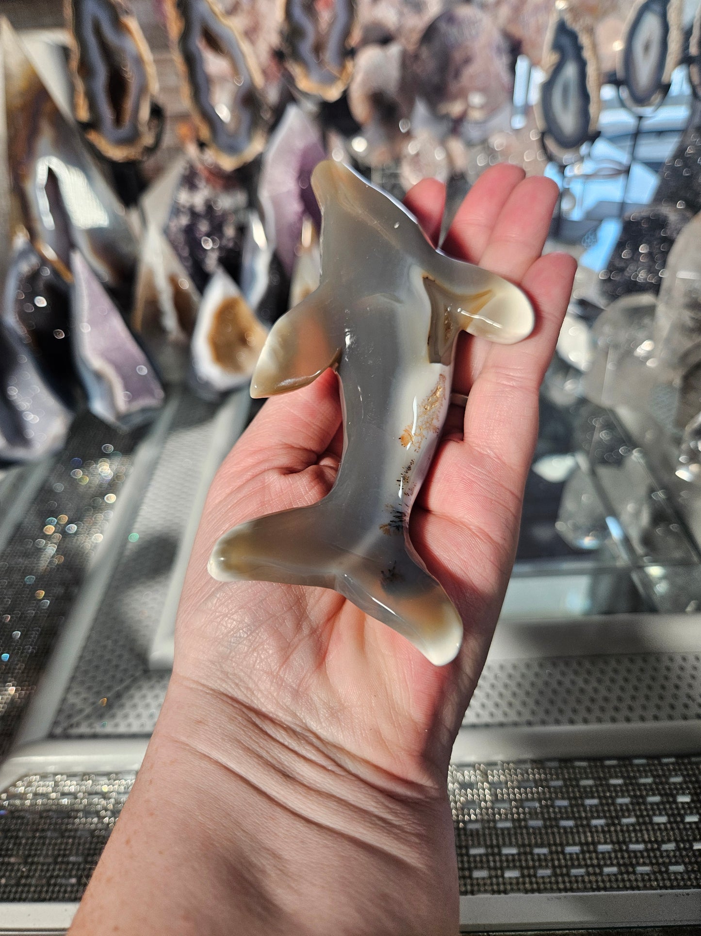 Orca Agate whale