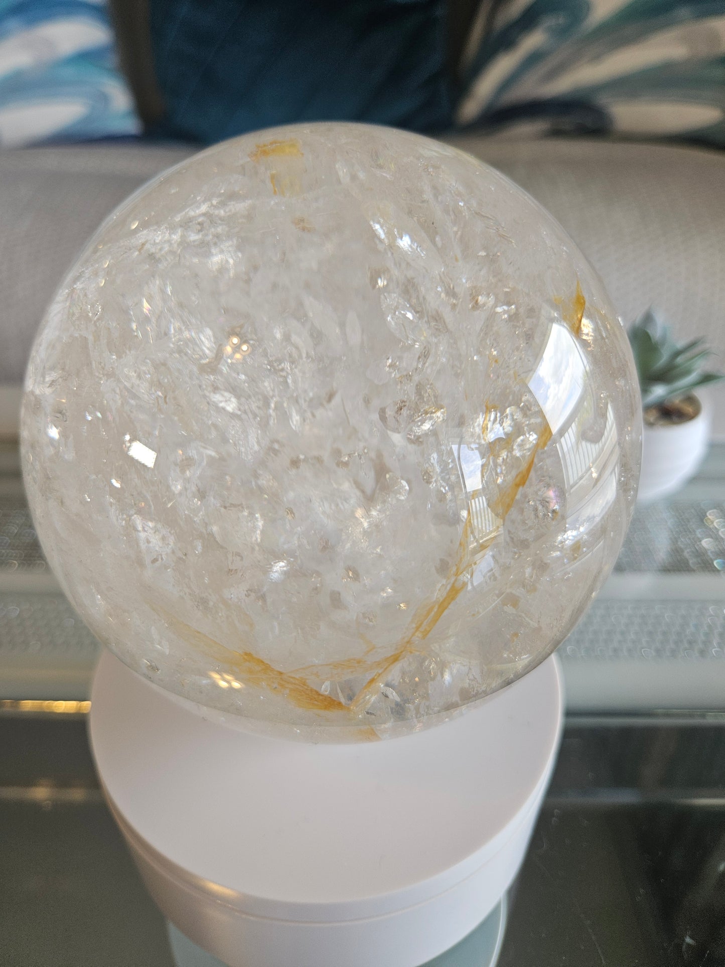 Rainbow Quartz Sphere 6