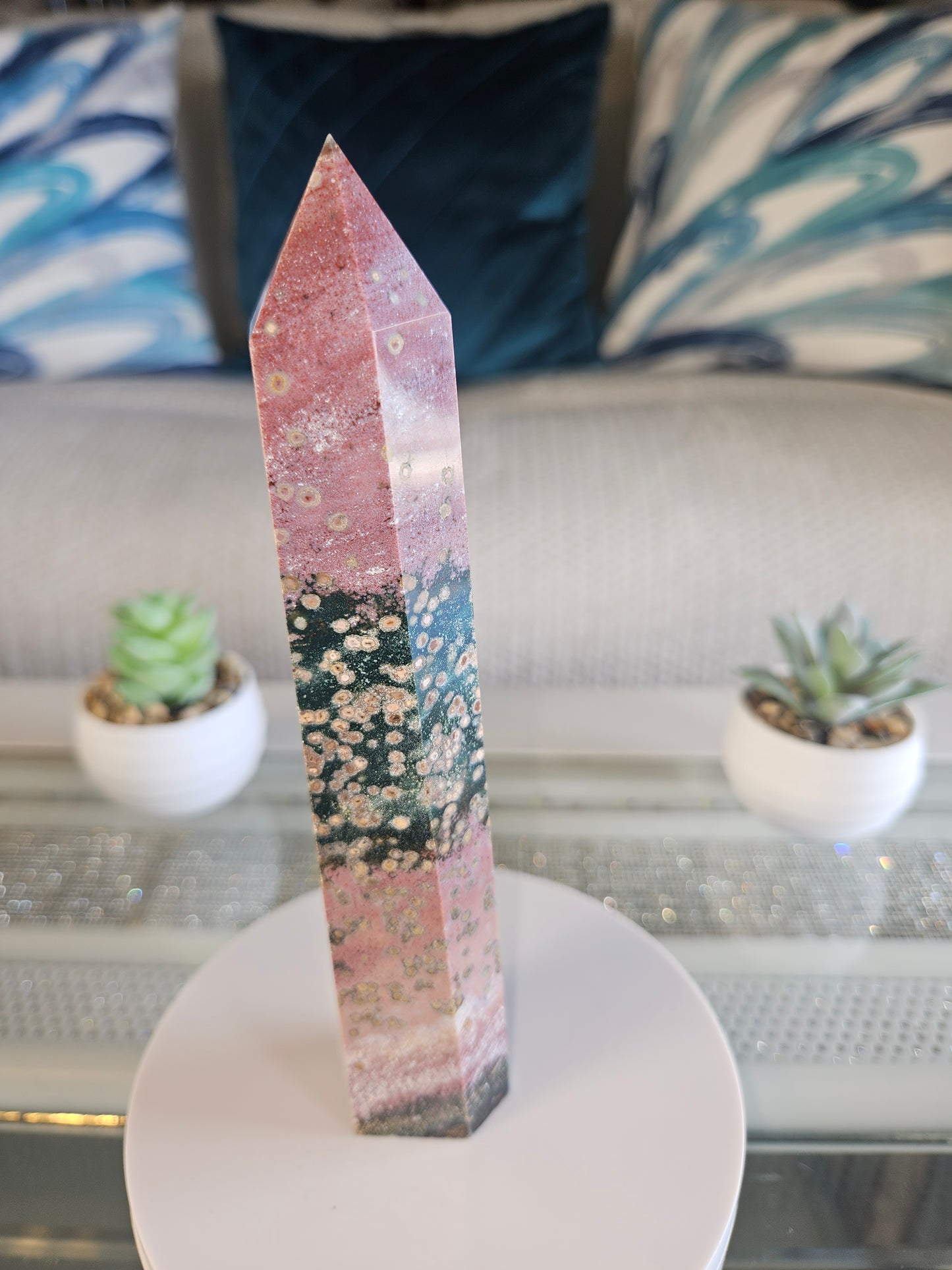 Pink Ocean Jasper Tower 16