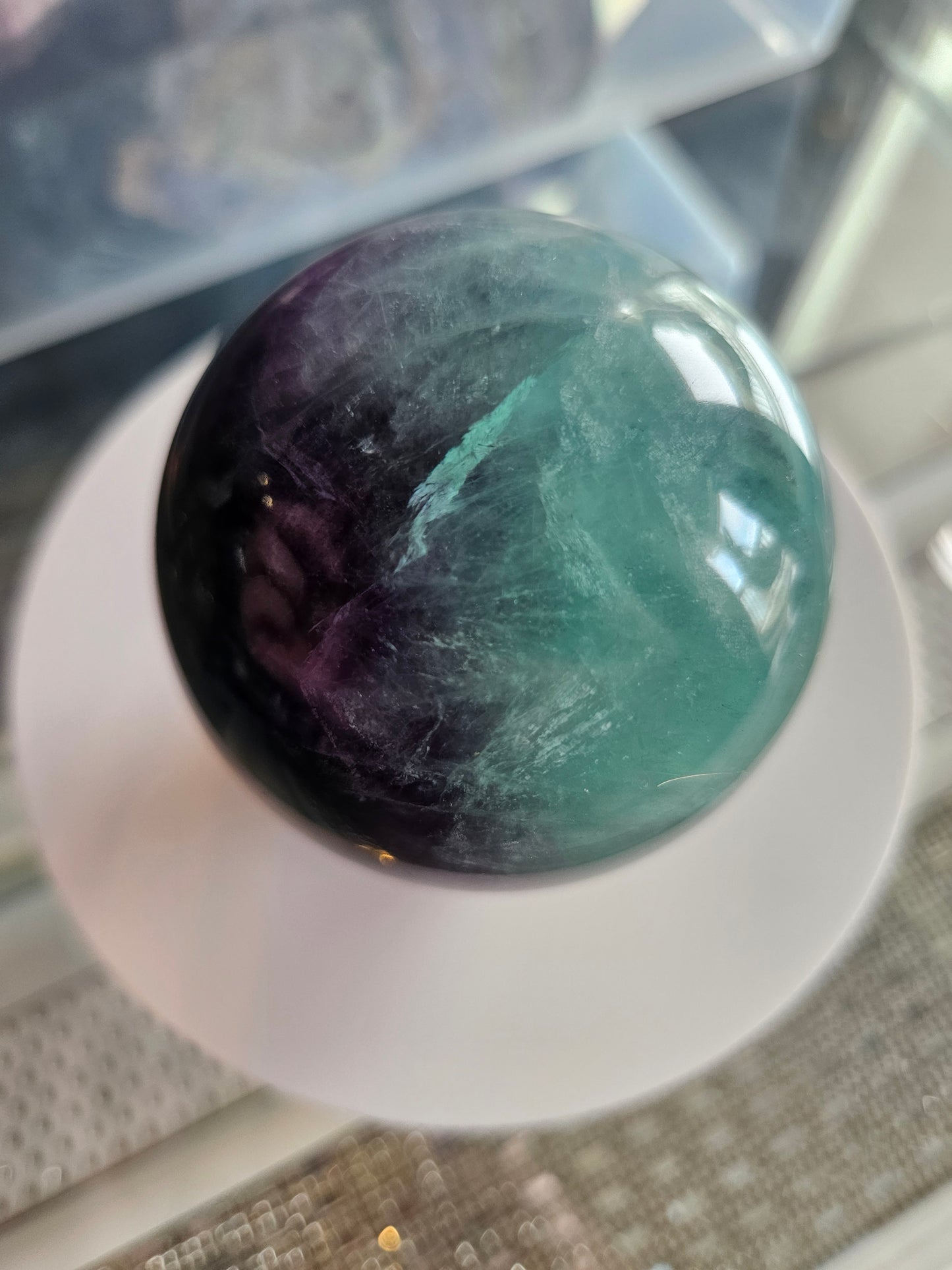 Fluorite sphere 2