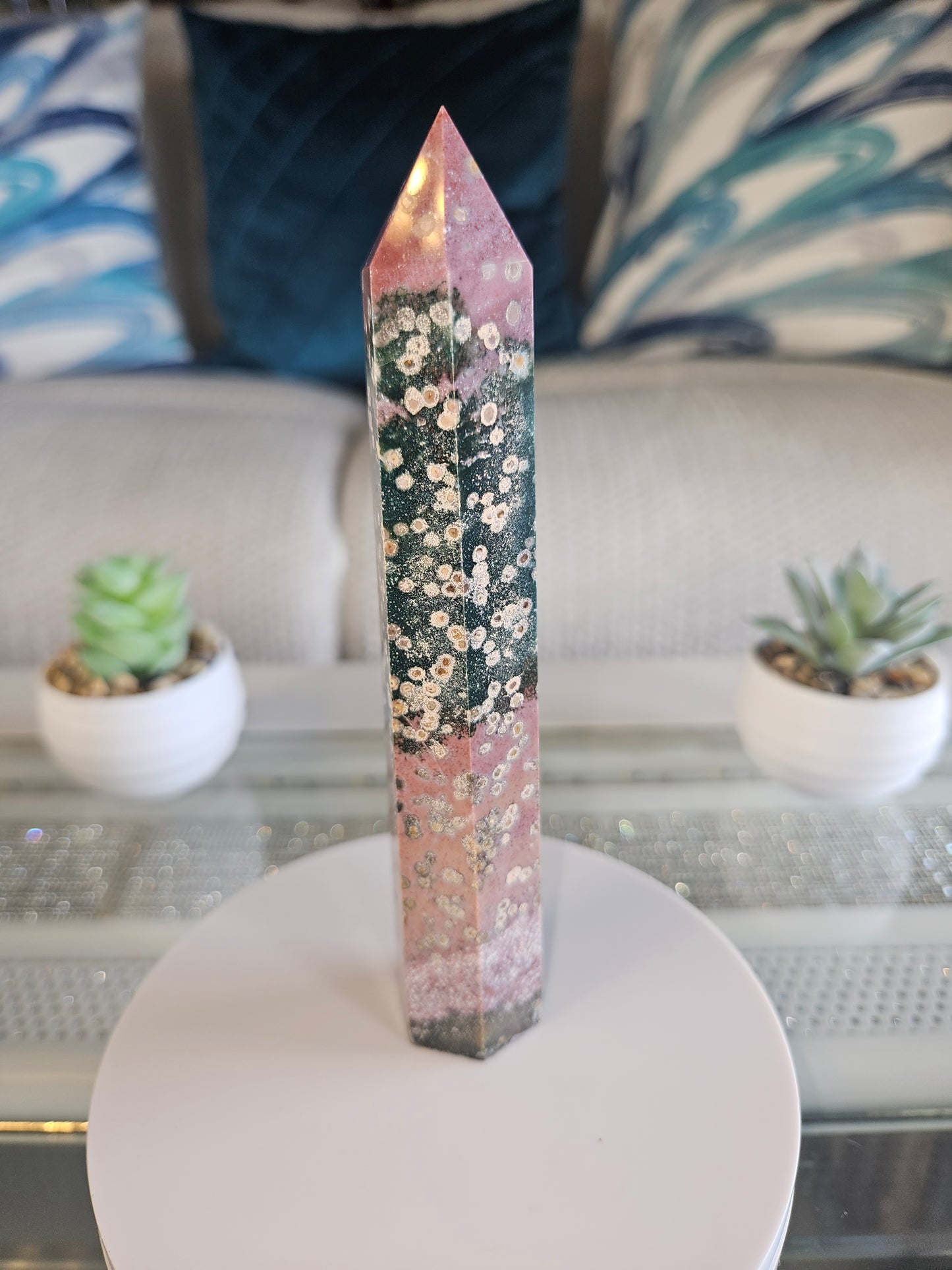 Pink Ocean Jasper Tower 15