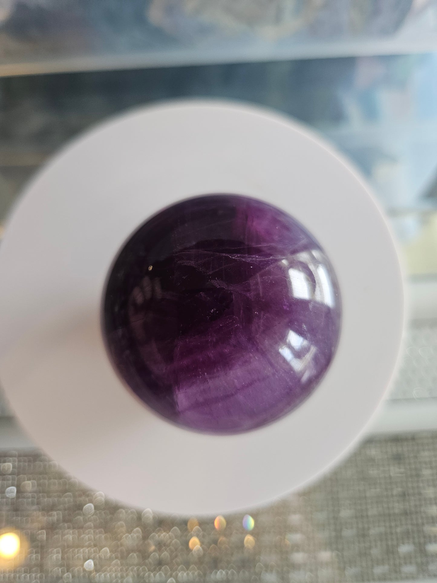 Fluorite sphere 7
