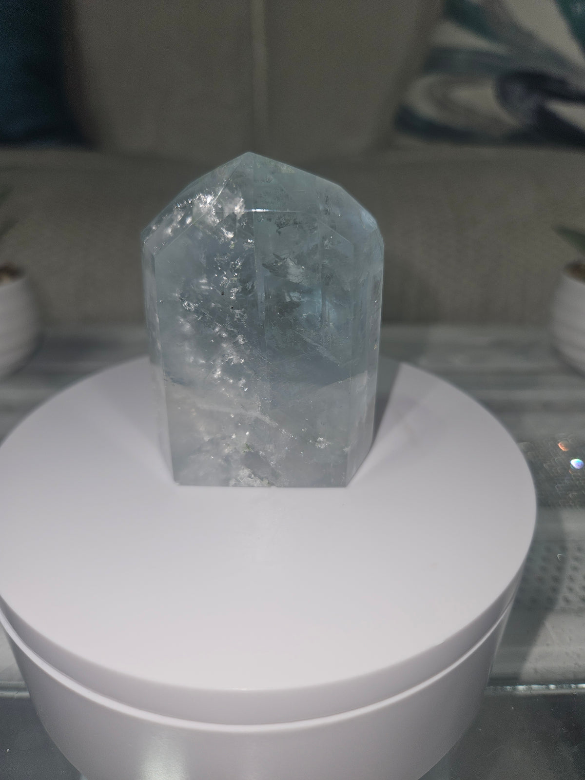 Sky Blue Fluorite Tower