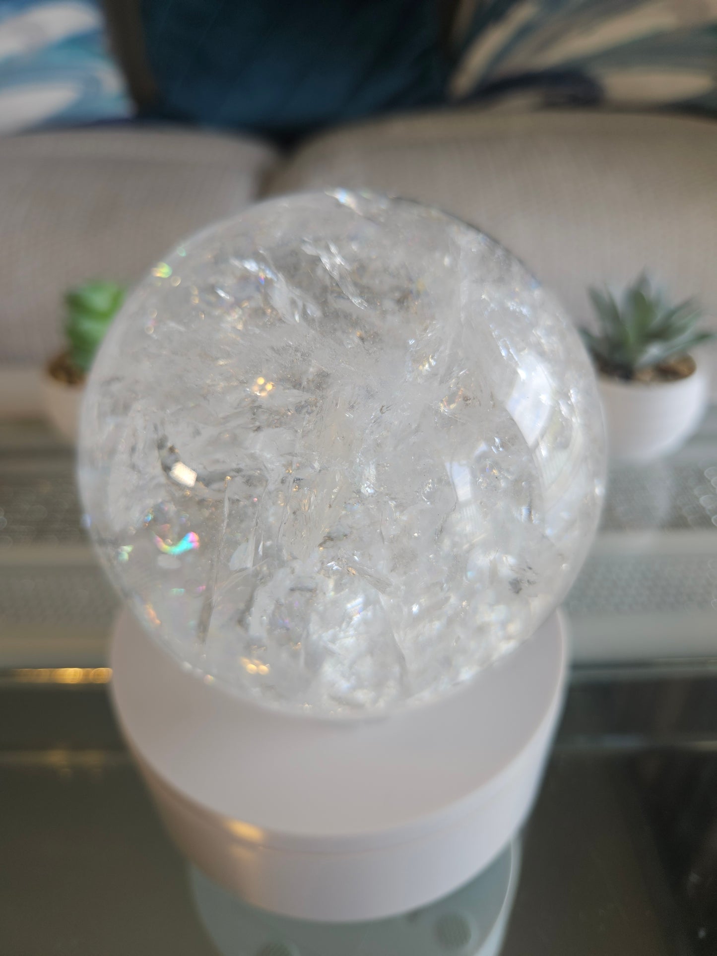 Rainbow Quartz Sphere 5