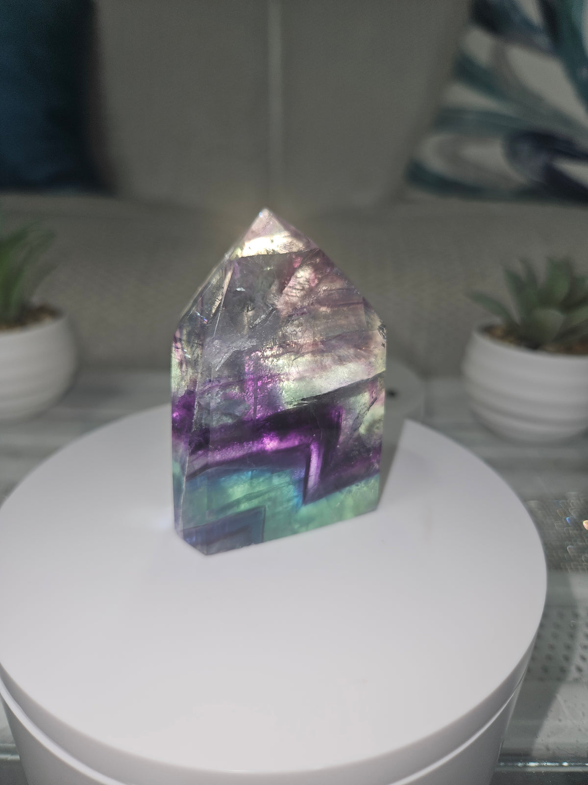 Rainbow Fluorite Tower