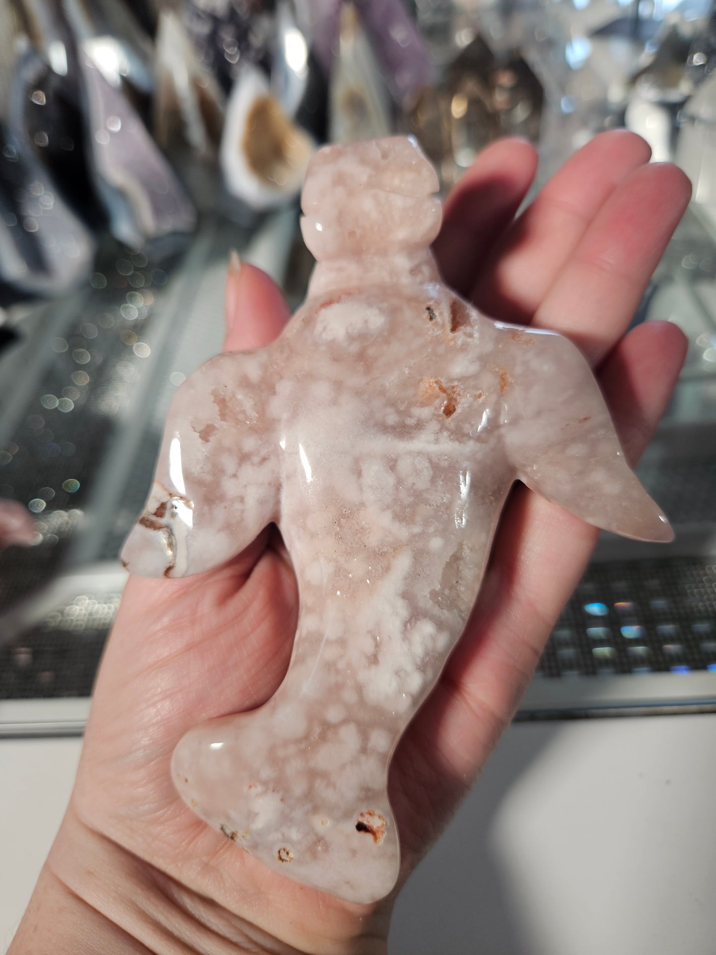 Pink Amethyst manatee