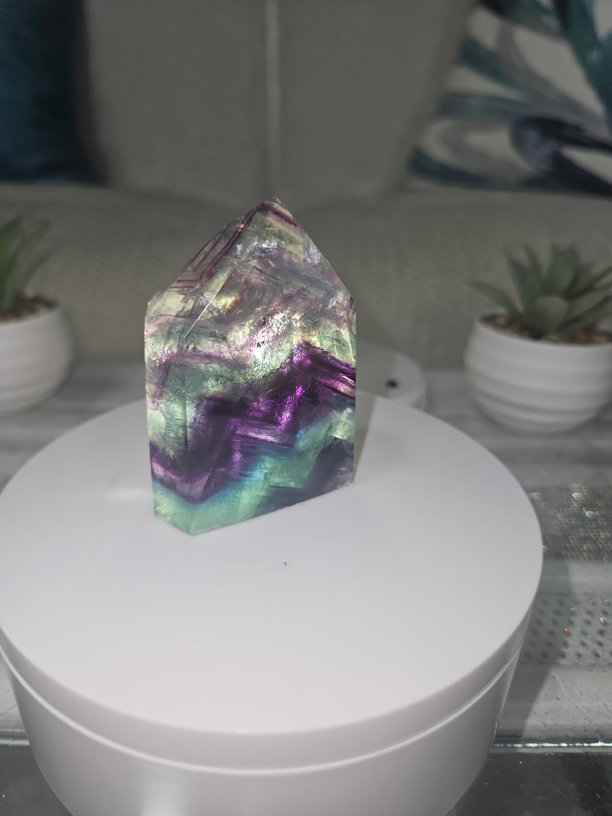 Rainbow Fluorite Tower
