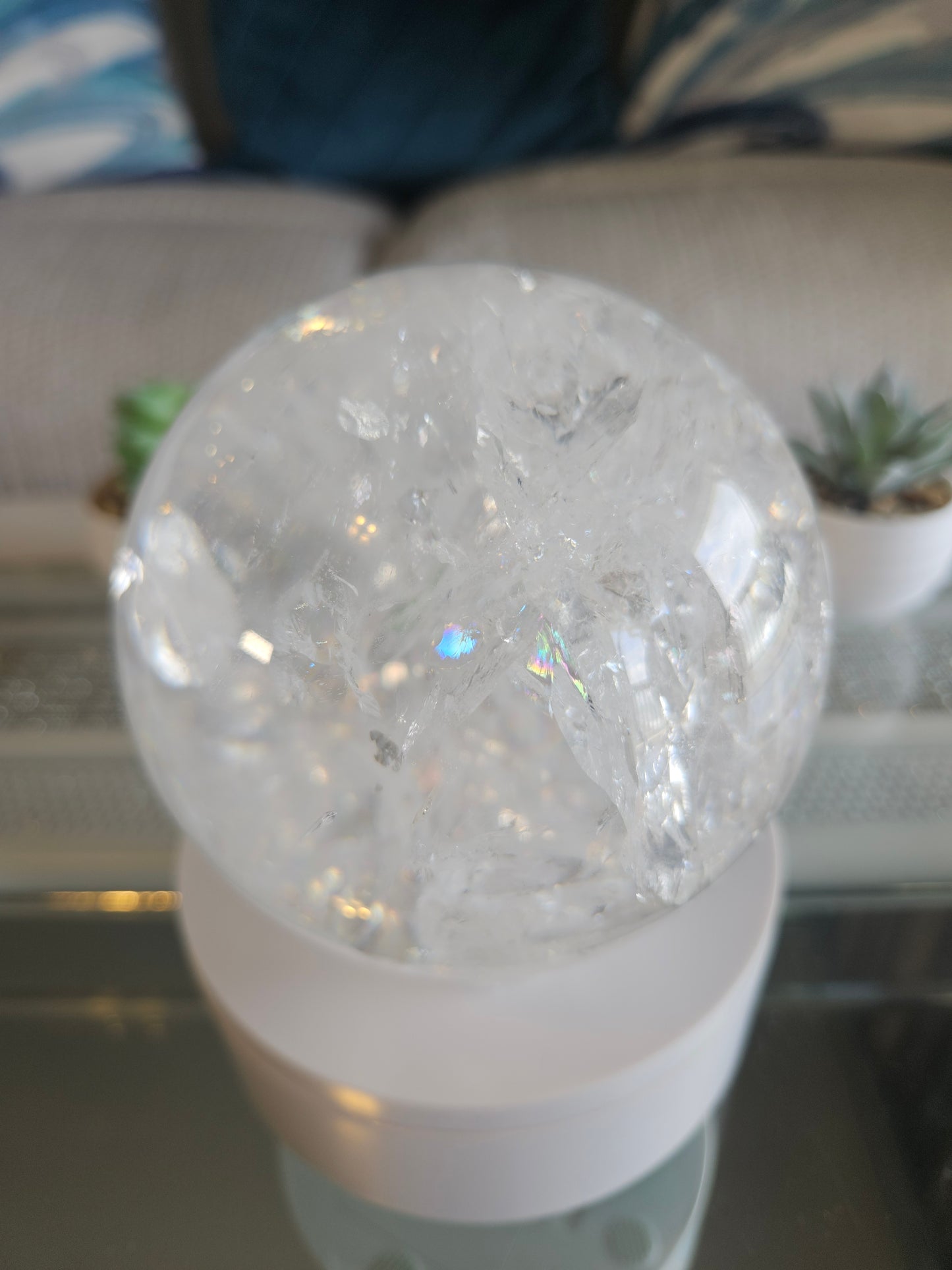 Rainbow Quartz Sphere 5