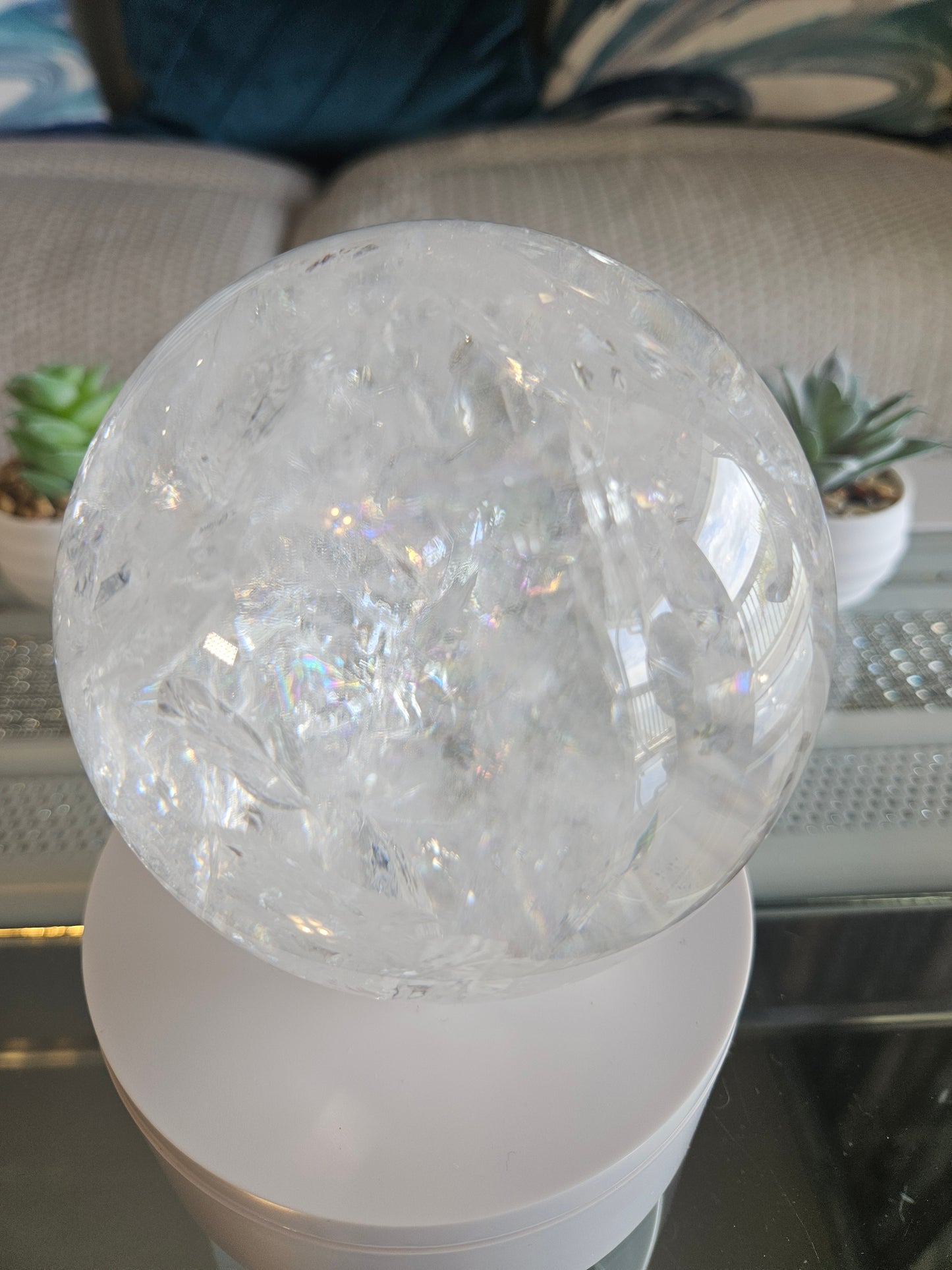Rainbow Quartz Sphere 5
