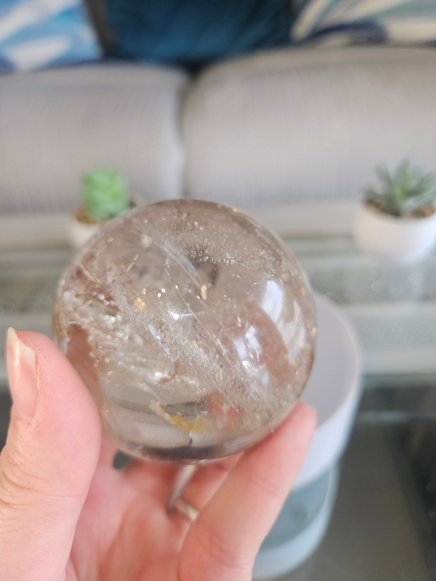 Rainbow Quartz Sphere 1