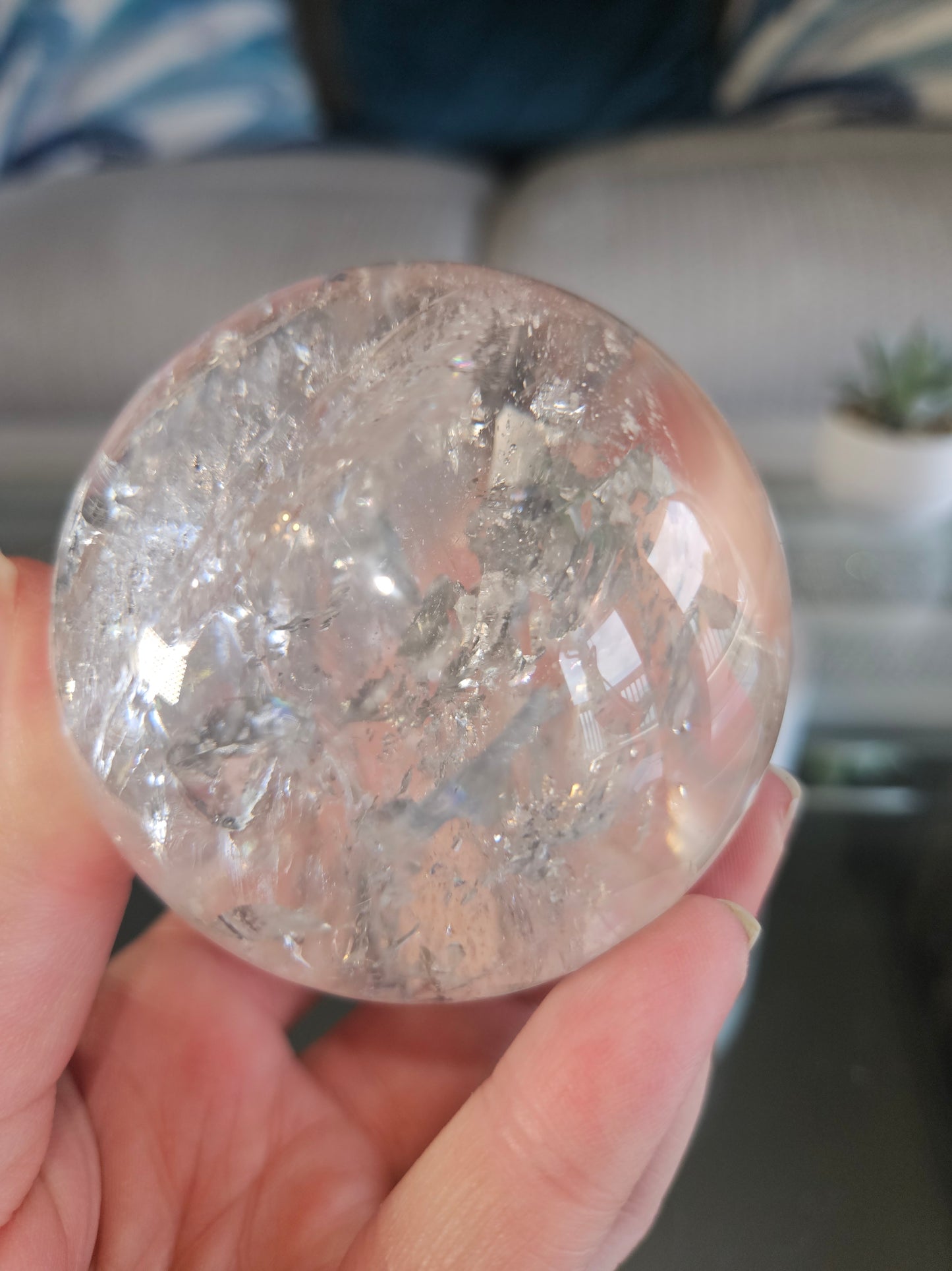 Rainbow Quartz Sphere 2