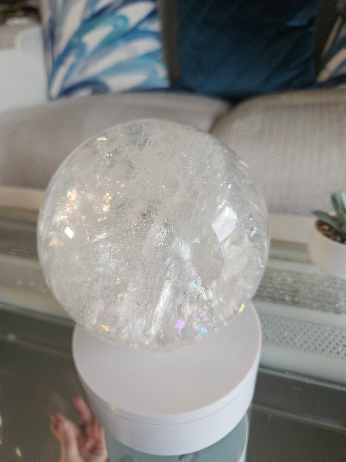 Rainbow Quartz Sphere 4
