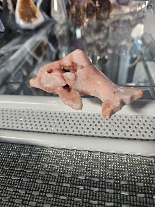 Pink amethyst dolphin
