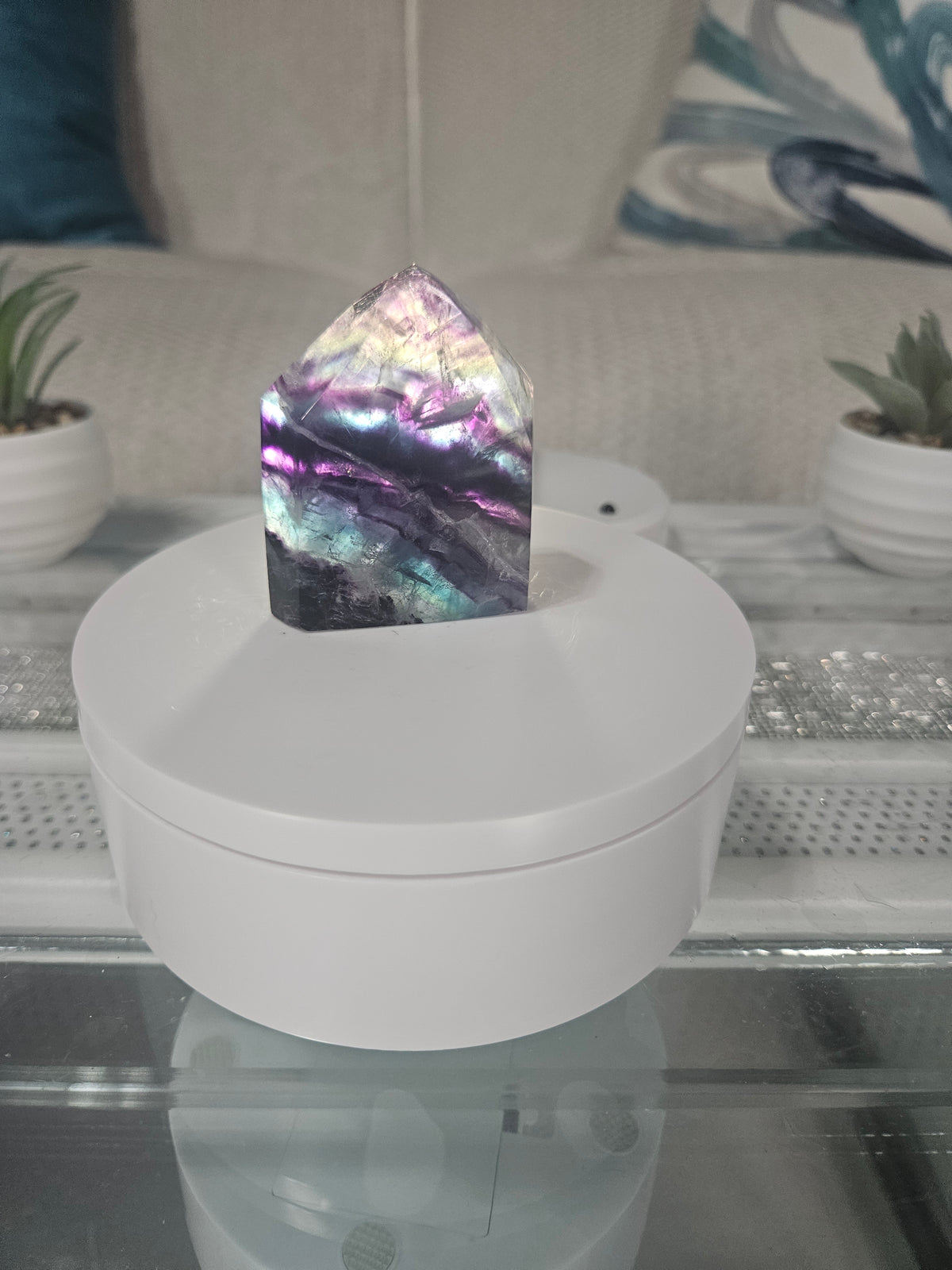 Rainbow Fluorite Tower