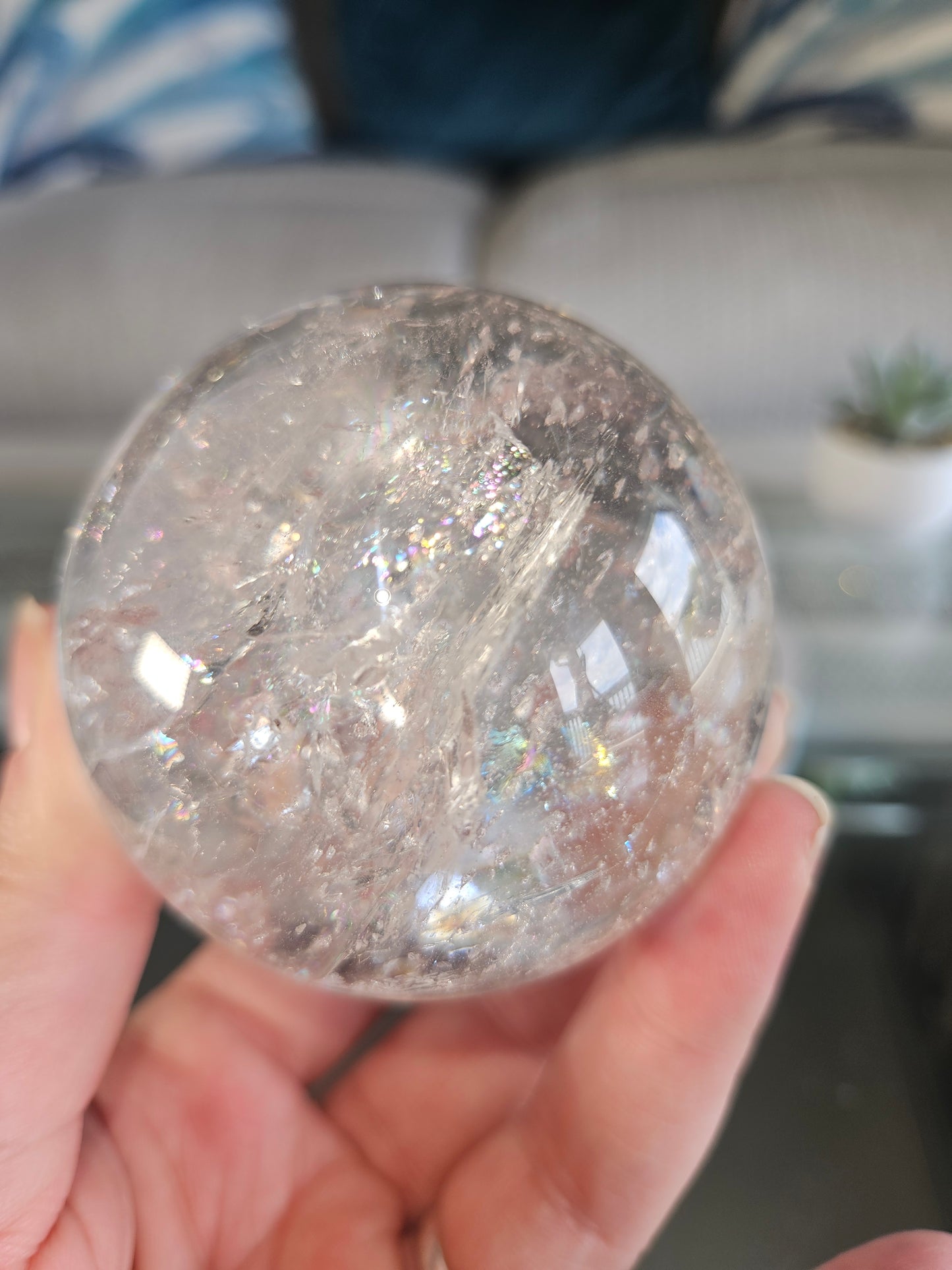 Rainbow Quartz Sphere 2