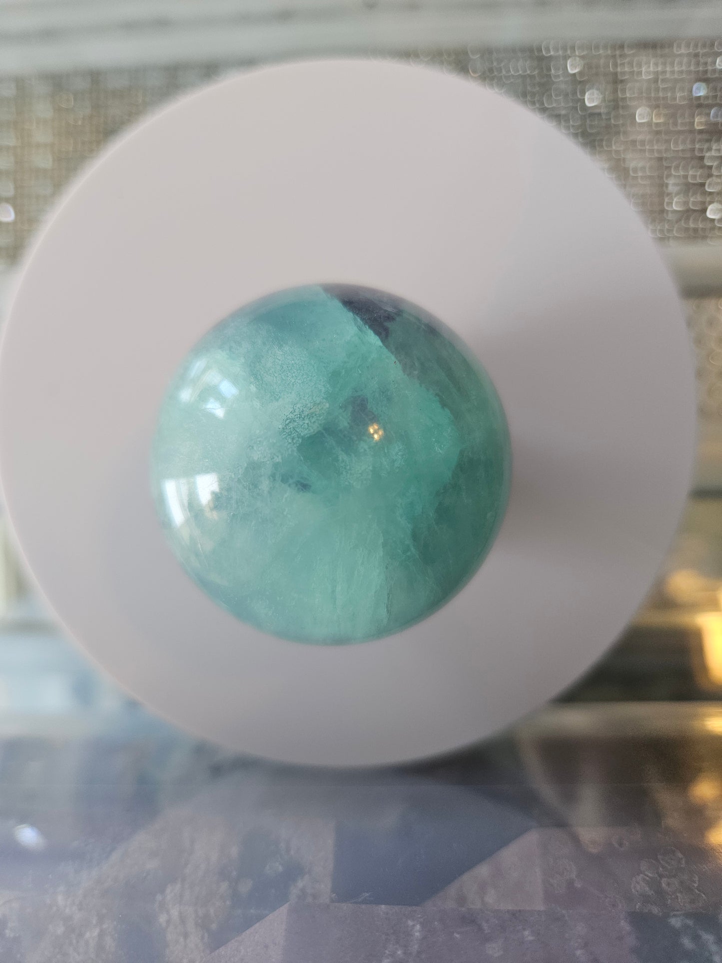 Fluorite sphere 1
