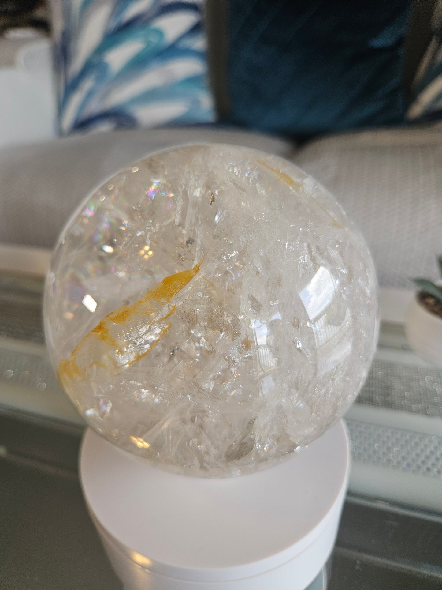 Rainbow Quartz Sphere 6