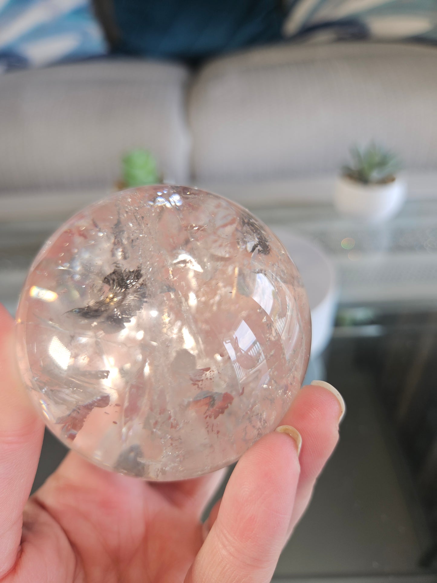 Rainbow Quartz Sphere 3