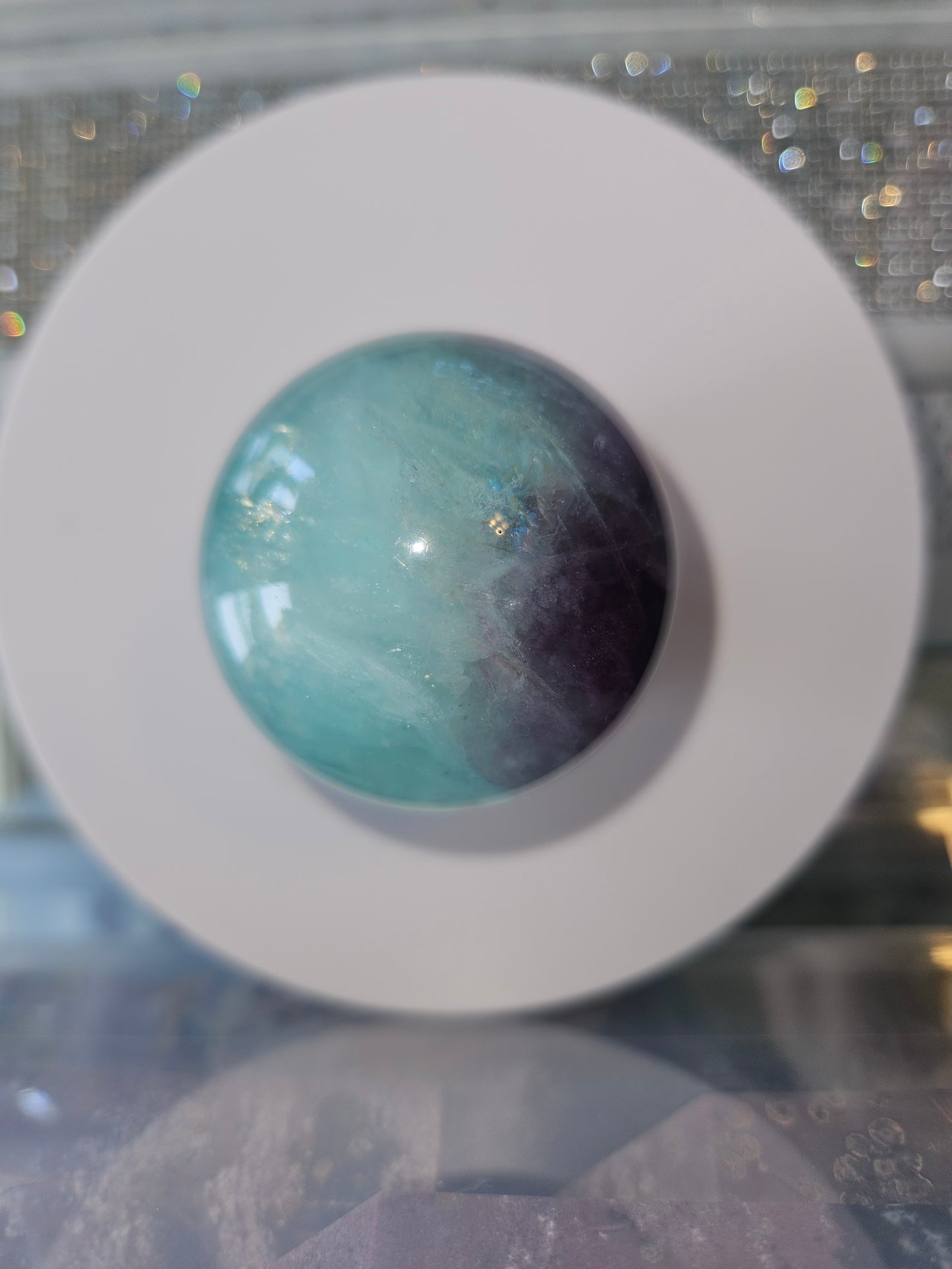 Fluorite sphere 1